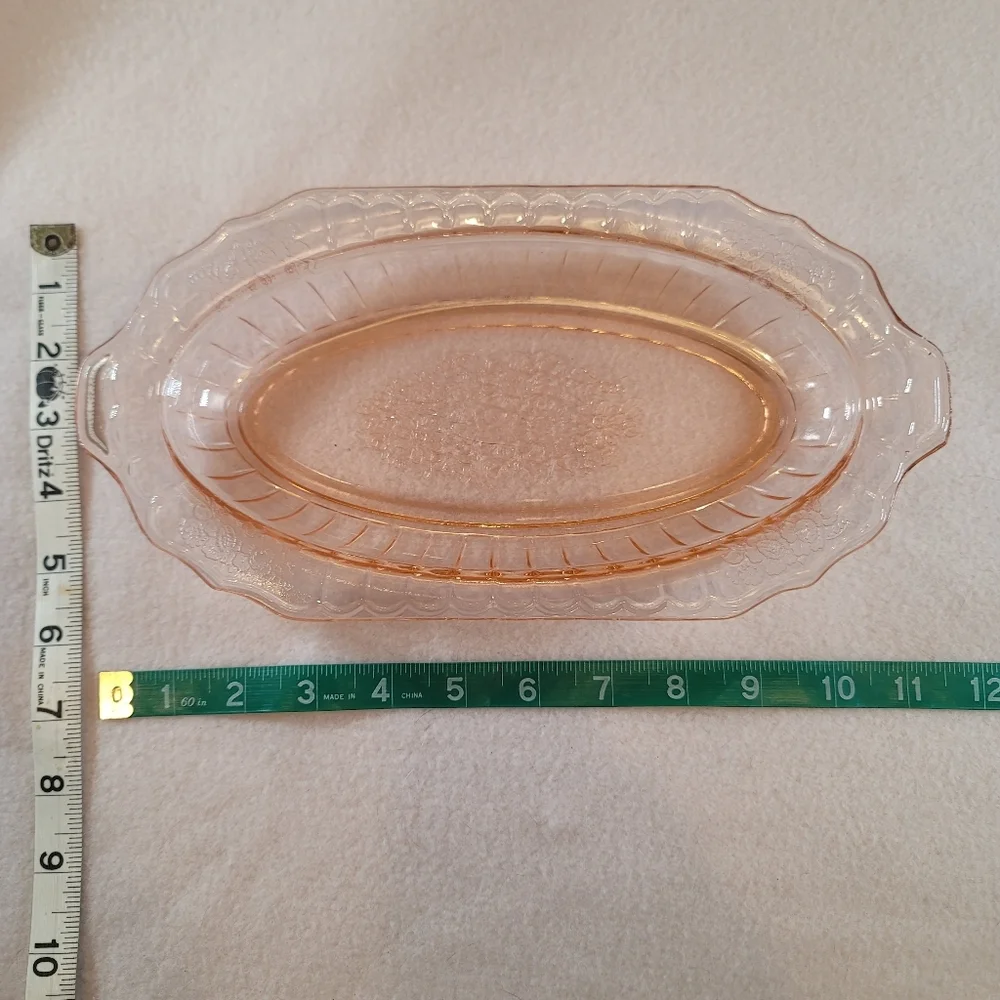 0778. Anchor Hocking ~ Pink Mayfair ~ Open Rose ~ Depression Glass ~ RARE